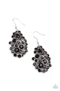 PRE-ORDER - Paparazzi Smolder Effect - Black - Earrings - $5 Jewelry with Ashley Swint
