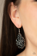 Load image into Gallery viewer, PRE-ORDER - Paparazzi Smolder Effect - Black - Earrings - $5 Jewelry with Ashley Swint