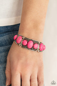 PRE-ORDER - Paparazzi Southern Splendor - Pink - Bracelet - $5 Jewelry with Ashley Swint