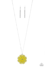 Load image into Gallery viewer, Paparazzi Spin Your PINWHEELS - Yellow - Filigree Petals - Necklace and matching Earrings - $5 Jewelry With Ashley Swint