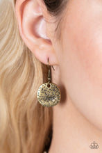 Load image into Gallery viewer, PRE-ORDER - Paparazzi Spot On Sparkle - Brass - Necklace &amp; Earrings - $5 Jewelry with Ashley Swint