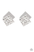 Load image into Gallery viewer, PRE-ORDER - Paparazzi Square With Style - Silver - Earrings - $5 Jewelry with Ashley Swint