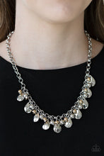 Load image into Gallery viewer, Paparazzi Stage Stunner - Silver / Gold Beads - Silver Chain Necklace &amp; Earrings - $5 Jewelry With Ashley Swint