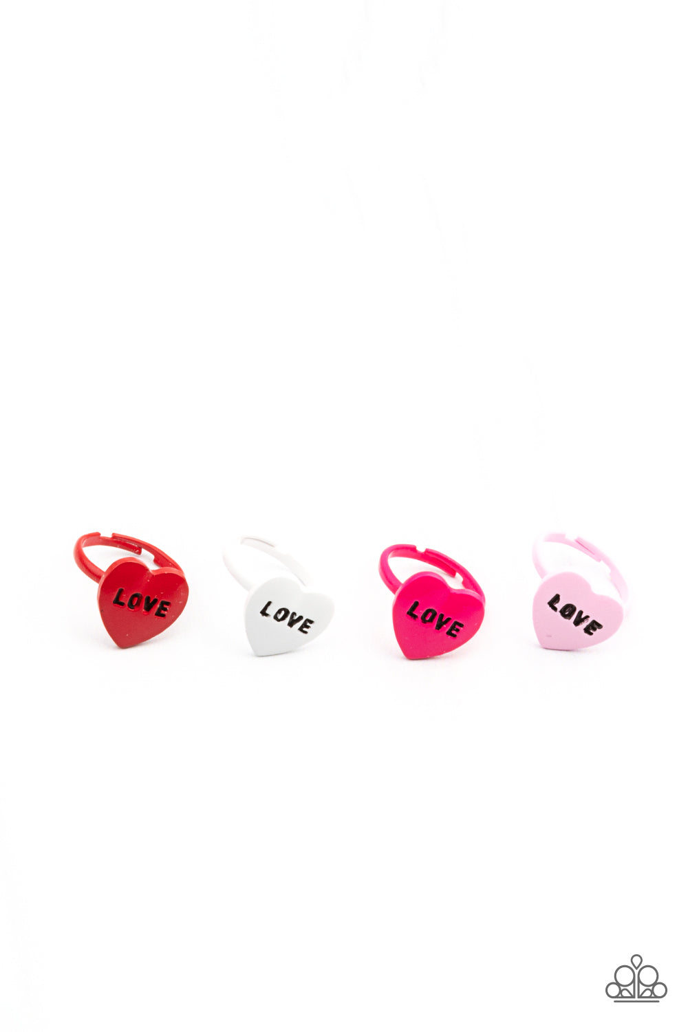 Paparazzi Starlet Shimmer Rings - 10 - Valentine Hearts LOVE - $5 Jewelry with Ashley Swint