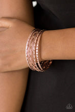 Load image into Gallery viewer, Paparazzi Straight Street - Gold - Set of 5 Bracelets - $5 Jewelry with Ashley Swint