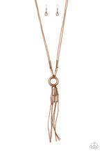 Load image into Gallery viewer, Paparazzi Tasseled Trinket - Copper - Antiqued Ring - Necklace &amp; Earrings - $5 Jewelry with Ashley Swint