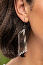 Load image into Gallery viewer, PRE-ORDER - Paparazzi The Final Cut - Black Earrings - Trend Blend Fashion Fix August 2021 - $5 Jewelry with Ashley Swint