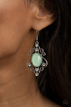 Load image into Gallery viewer, PRE-ORDER - Paparazzi Tour de Fairytale - Green - Earrings - $5 Jewelry with Ashley Swint