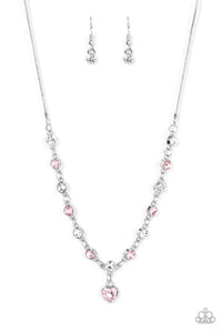 PRE-ORDER - Paparazzi True Love Trinket - Pink - Necklace & Earrings - $5 Jewelry with Ashley Swint