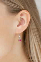 Load image into Gallery viewer, Paparazzi Walk On The WILDFLOWER Side - Pink Rhinestone - Necklace and matching Earrings - $5 Jewelry With Ashley Swint