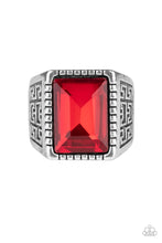 Load image into Gallery viewer, Paparazzi Winning Attitude - Red - Ring - $5 Jewelry with Ashley Swint