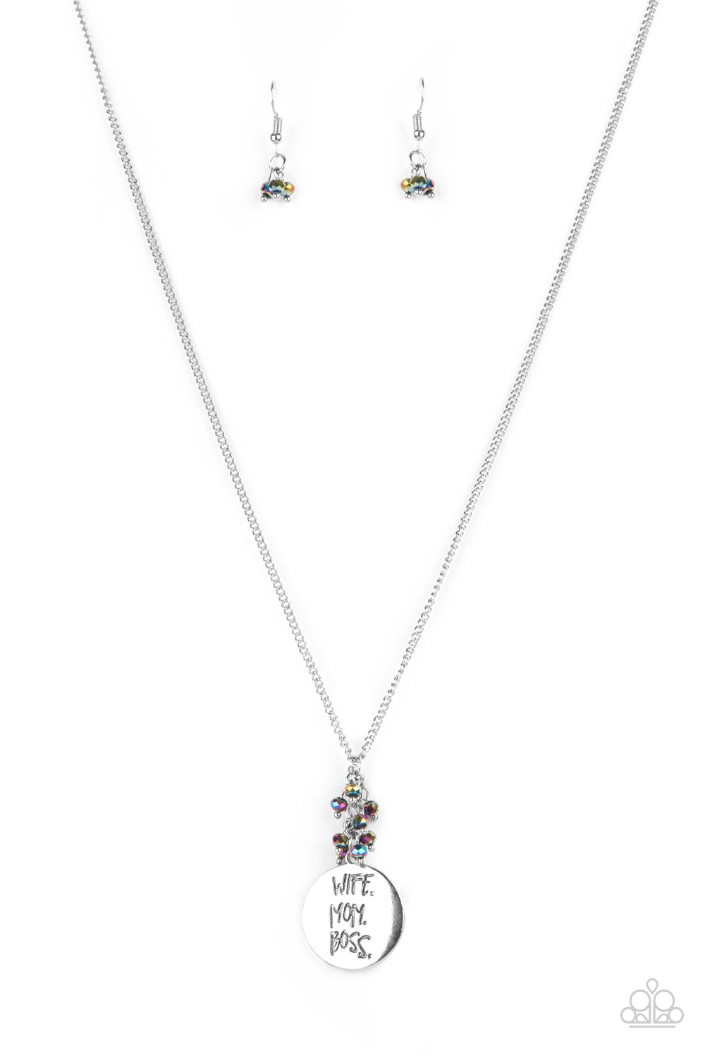 Paparazzi Words To Live By Multi Wife Mom Boss Necklace