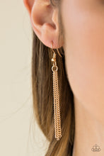Load image into Gallery viewer, Paparazzi All About ALTITUDE - Gold - Necklace &amp; Earrings - $5 Jewelry With Ashley Swint
