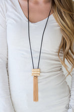 Load image into Gallery viewer, Paparazzi All About ALTITUDE - Gold - Necklace &amp; Earrings - $5 Jewelry With Ashley Swint