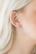 Load image into Gallery viewer, Paparazzi Contemporary Cadence - Blue Pearls - Silver Chains Necklace and matching Earrings - $5 Jewelry With Ashley Swint