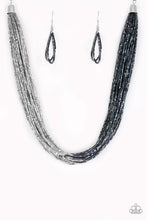 Load image into Gallery viewer, Paparazzi Flashy Fashion - Blue - Seed Beads Necklace and matching Earrings - $5 Jewelry With Ashley Swint