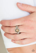 Load image into Gallery viewer, Paparazzi Home Is Where The CASTLE Is - Brown Gem - Dainty Band Ring - $5 Jewelry With Ashley Swint