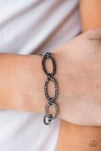 Load image into Gallery viewer, Paparazzi Lion Lair - Black Gunmetal - Bracelet - $5 Jewelry With Ashley Swint