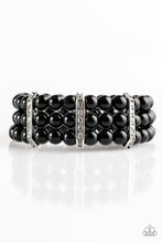 Load image into Gallery viewer, Paparazzi Put On Your GLAM Face - Black - Multi Layered Bracelet - $5 Jewelry With Ashley Swint