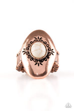 Load image into Gallery viewer, Paparazzi Stone Gardens - Copper - Ring - $5 Jewelry With Ashley Swint