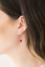 Load image into Gallery viewer, Paparazzi Vintage Vanity - Pink - Silver Necklace and matching Earrings - $5 Jewelry With Ashley Swint