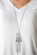 Load image into Gallery viewer, Paparazzi Western Wayward - Multi - Dream Catcher - Turquoise, Red, White Beads - Necklace &amp; Earrings - $5 Jewelry With Ashley Swint