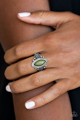 Paparazzi ZOO Hot To Handle - Green - Ring - $5 Jewelry With Ashley Swint
