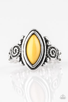 Paparazzi ZOO Hot To Handle - Yellow - Ring - $5 Jewelry with Ashley Swint