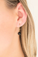 Load image into Gallery viewer, Paparazzi The GRIT Crowd - Black - Necklace and matching Earrings - $5 Jewelry With Ashley Swint