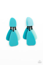 Load image into Gallery viewer, Paparazzi All FAUX One - Blue - Earrings - $5 Jewelry with Ashley Swint