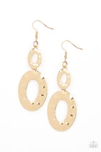 Load image into Gallery viewer, Paparazzi Bring On The Basics - Gold - Earrings - $5 Jewelry with Ashley Swint