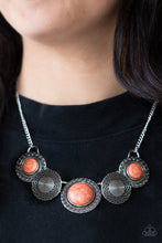 Load image into Gallery viewer, PRE-ORDER - Paparazzi Canyon Cottage - Orange - Necklace &amp; Earrings - $5 Jewelry with Ashley Swint