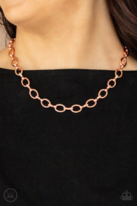 PRE-ORDER - Paparazzi Craveable Couture - Copper - Necklace & Earrings - $5 Jewelry with Ashley Swint