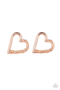 PRE-ORDER - Paparazzi Cupid, Who? - Copper - Earrings - $5 Jewelry with Ashley Swint
