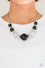 Load image into Gallery viewer, PRE-ORDER - Paparazzi Daytime Drama - Black - Necklace &amp; Earrings - $5 Jewelry with Ashley Swint