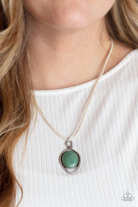 PRE-ORDER - Paparazzi Desert Mystery - Green - Necklace & Earrings - $5 Jewelry with Ashley Swint
