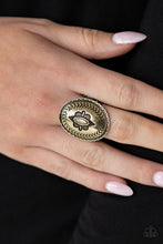 Load image into Gallery viewer, Paparazzi Down And Outback - Brass - Ring - $5 Jewelry with Ashley Swint