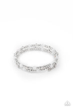 Load image into Gallery viewer, Paparazzi Ethereally Entangled - White - Glowing Cat's Eye - Infinity Wrap Bracelet - $5 Jewelry with Ashley Swint