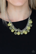 Load image into Gallery viewer, Paparazzi Fiesta Fabulous - Yellow - Opaque Crystal Beads - Necklace &amp; Earrings - $5 Jewelry with Ashley Swint
