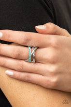 Load image into Gallery viewer, PRE-ORDER - Paparazzi Forever Flawless - Blue - Ring - $5 Jewelry with Ashley Swint