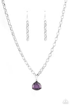 Load image into Gallery viewer, PRE-ORDER - Paparazzi Gallery Gem - Purple - Necklace &amp; Earrings - $5 Jewelry with Ashley Swint