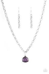PRE-ORDER - Paparazzi Gallery Gem - Purple - Necklace & Earrings - $5 Jewelry with Ashley Swint