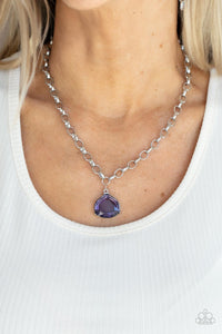 PRE-ORDER - Paparazzi Gallery Gem - Purple - Necklace & Earrings - $5 Jewelry with Ashley Swint