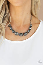 Load image into Gallery viewer, PRE-ORDER - Paparazzi Gorgeously Glacial - Black - Necklace &amp; Earrings - $5 Jewelry with Ashley Swint