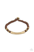 Load image into Gallery viewer, PRE-ORDER - Paparazzi Grounded in Grit - Brown - Bracelet - $5 Jewelry with Ashley Swint