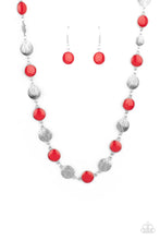 Load image into Gallery viewer, Paparazzi Harmonizing Hotspot - Red - Necklace &amp; Earrings - $5 Jewelry with Ashley Swint