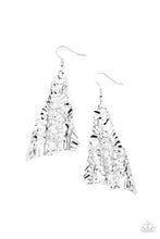 Load image into Gallery viewer, Paparazzi How FLARE You! - Silver - Earrings - $5 Jewelry with Ashley Swint
