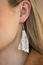 Load image into Gallery viewer, Paparazzi How FLARE You! - Silver - Earrings - $5 Jewelry with Ashley Swint