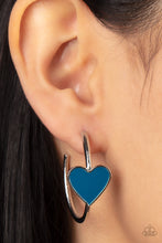 Load image into Gallery viewer, Paparazzi Kiss Up - Blue - Earrings - $5 Jewelry with Ashley Swint