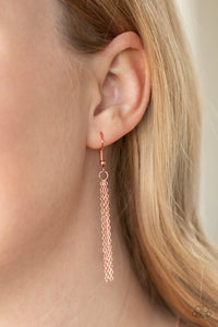 Paparazzi Love One Another - Copper - Inspirational Necklace & Earrings - $5 Jewelry With Ashley Swint